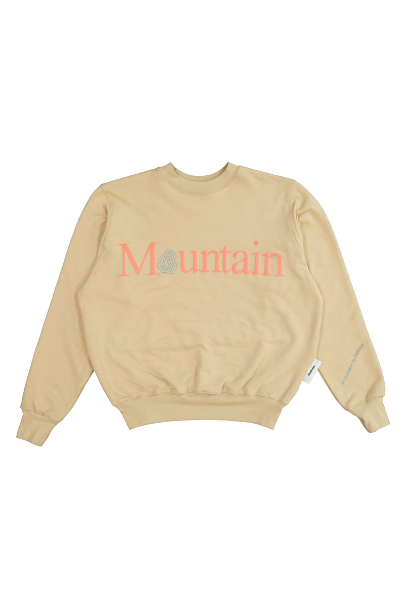 New Mountain Crewneck Sweatshirt ~ Stone