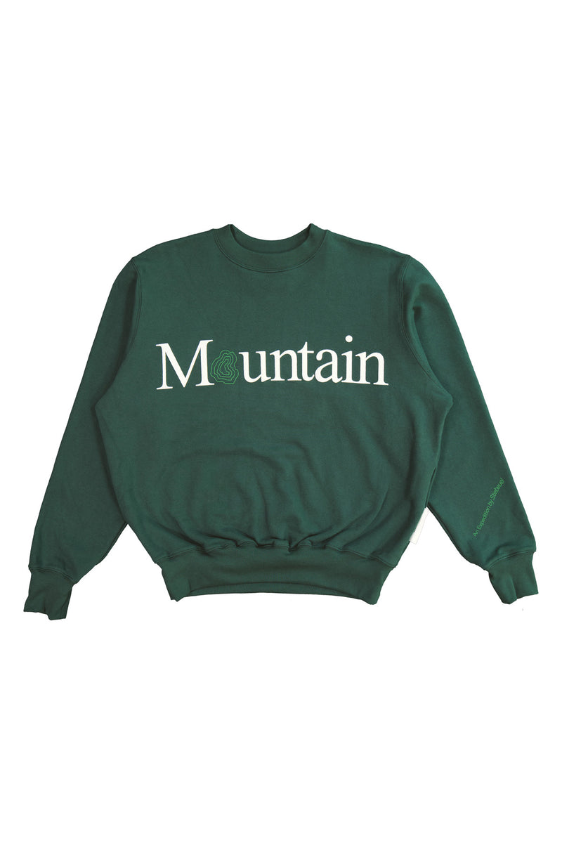New Mountain Crewneck Sweatshirt ~ Bottle
