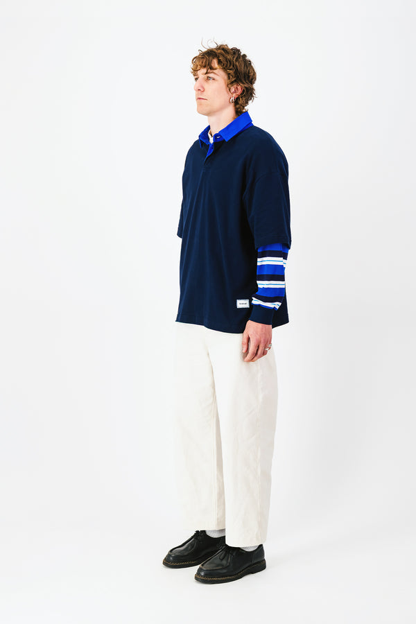 Wide Chore Pants ~ Ecru