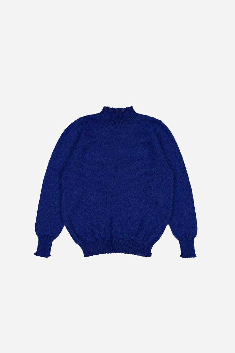 Mohair Jersey ~ Cobalt