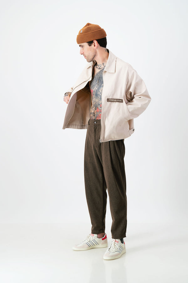 Volume Trousers ~ Mottle Brown