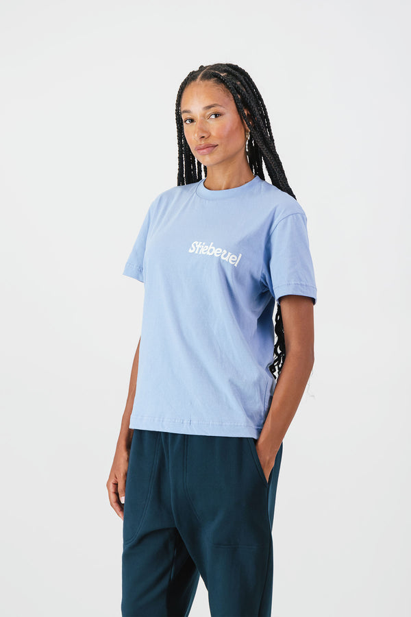 Heirloom Logo Tee ~ Sky Blue