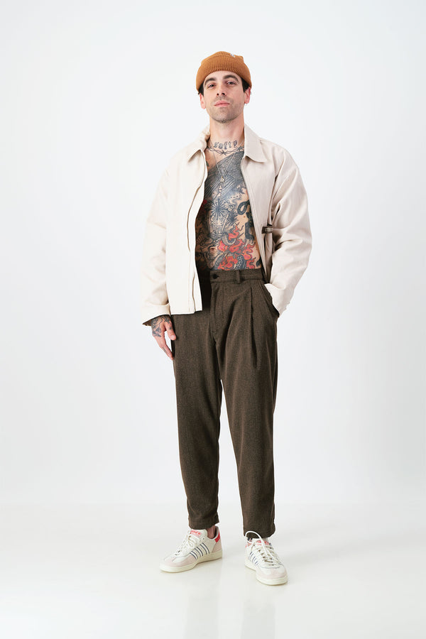 Volume Trousers ~ Mottle Brown