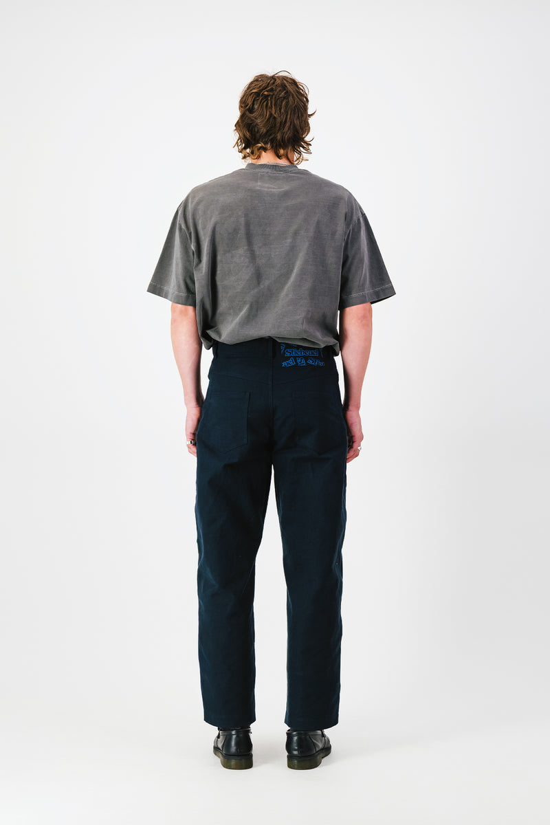 Wide Chore Pants ~ Midnight