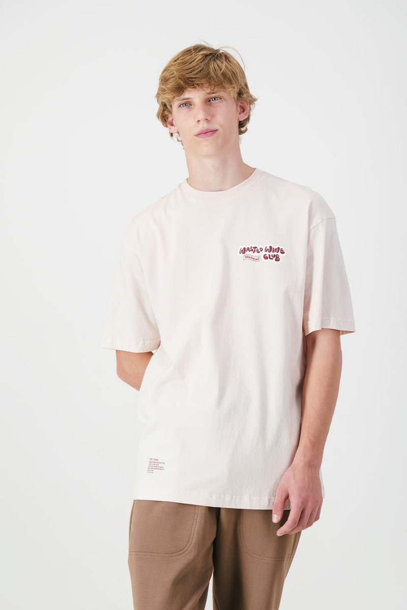 Stiebeuel x Waisted Wine Club Tee ~ Red Skins
