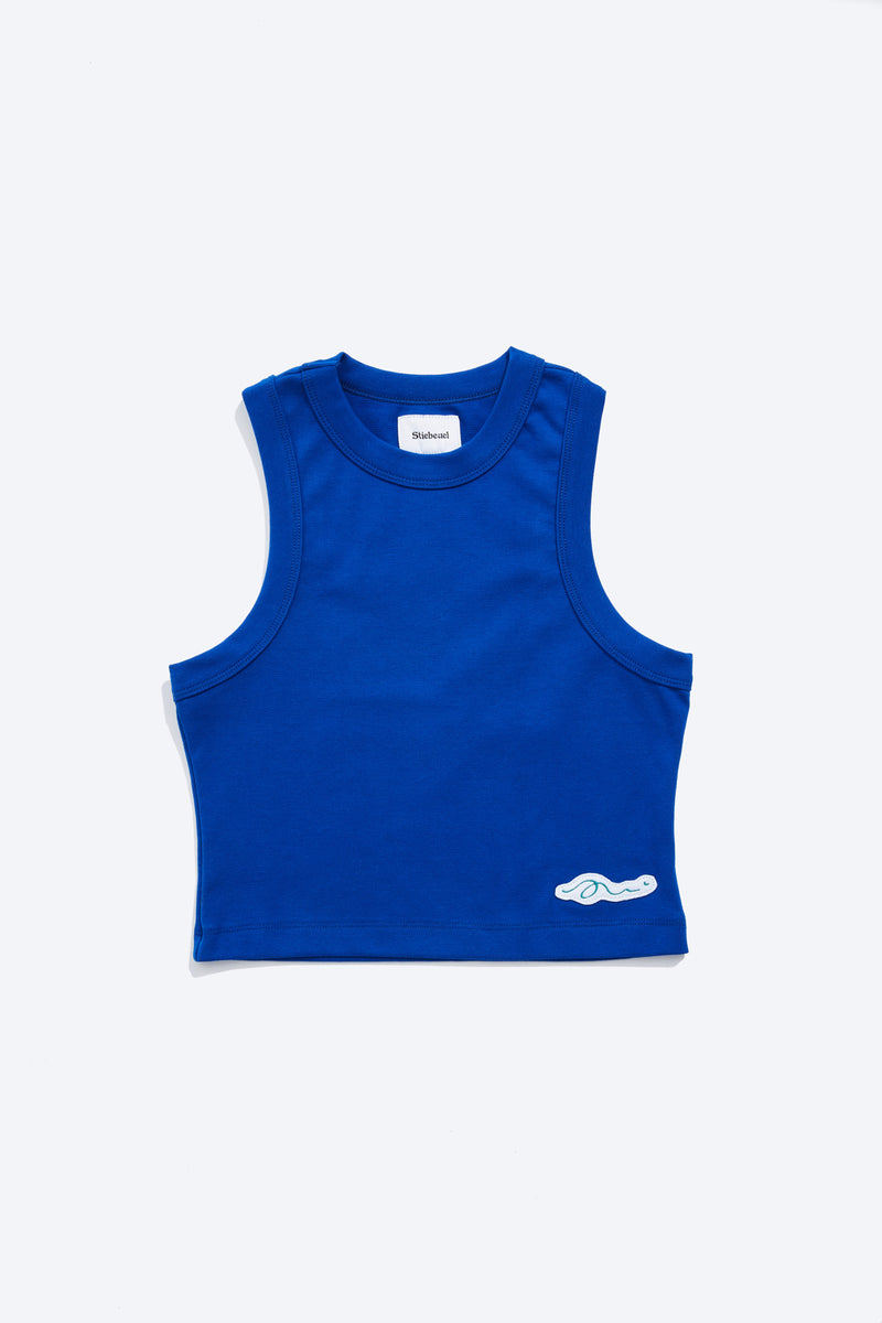 Volley Cropped Vest ~ Royal