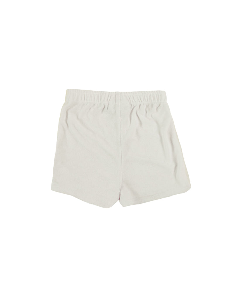 Toweling Shorts ~ White / Cream
