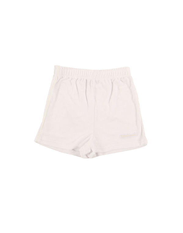 Toweling Shorts ~ White / Cream